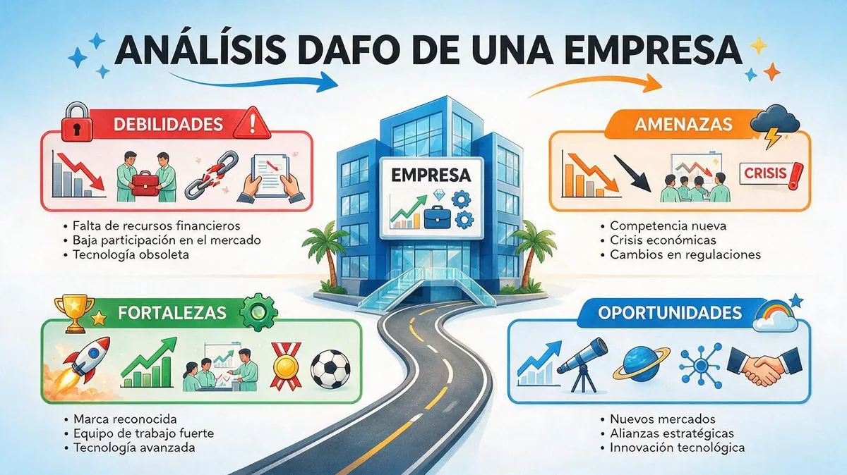 Análisis DAFO de una empresa pequeña: ejemplo práctico